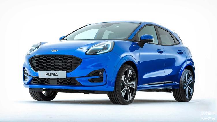 福特發(fā)布PUMA小型SUV官圖，歐式風(fēng)格，造型很有柔和感